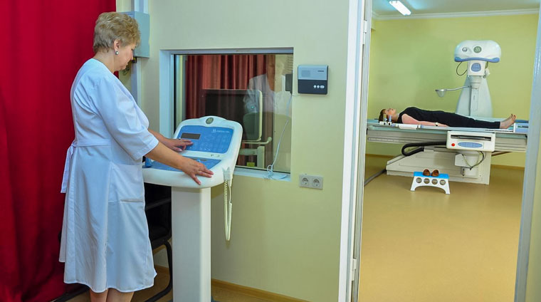 Рентгенологический кабинет в санатории Сеченова. Ессентуки